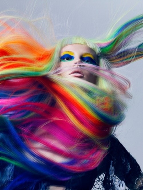 Fargerik høst med Tint Hair Chalk!